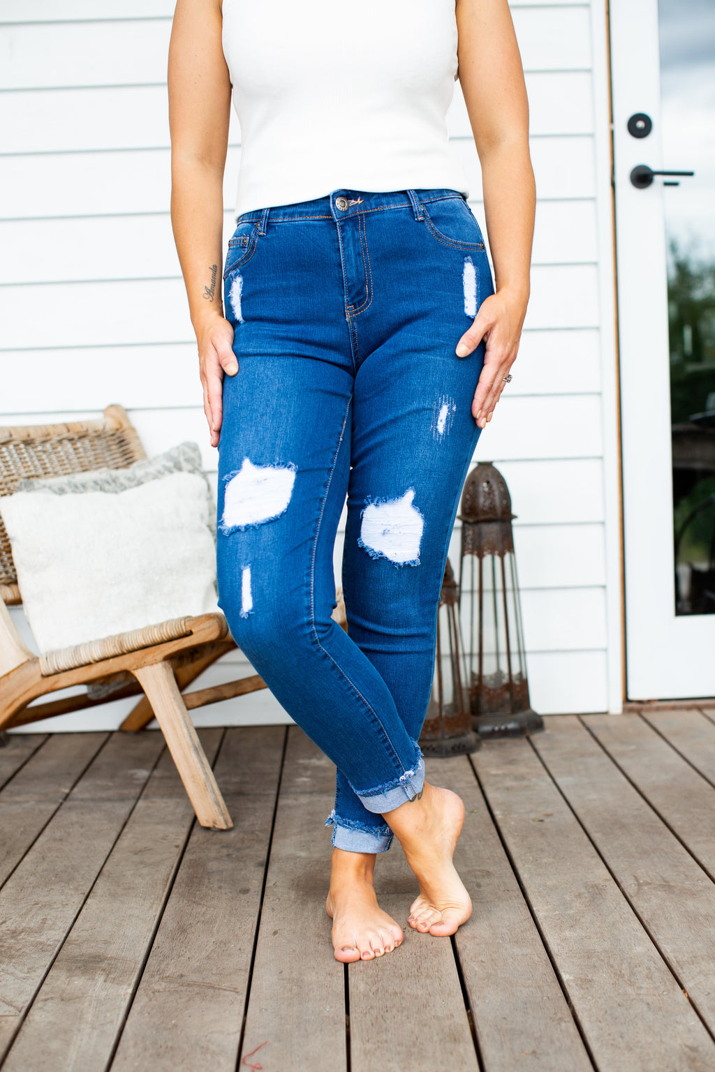 Peta Jeans in Dark Blue